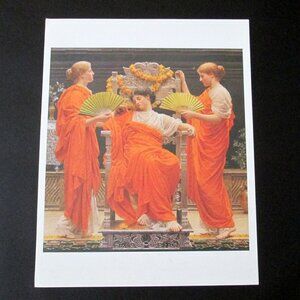 Graphique Of France Print Midsummer Albert Joseph Moore 11 x 14 Vintage 90s